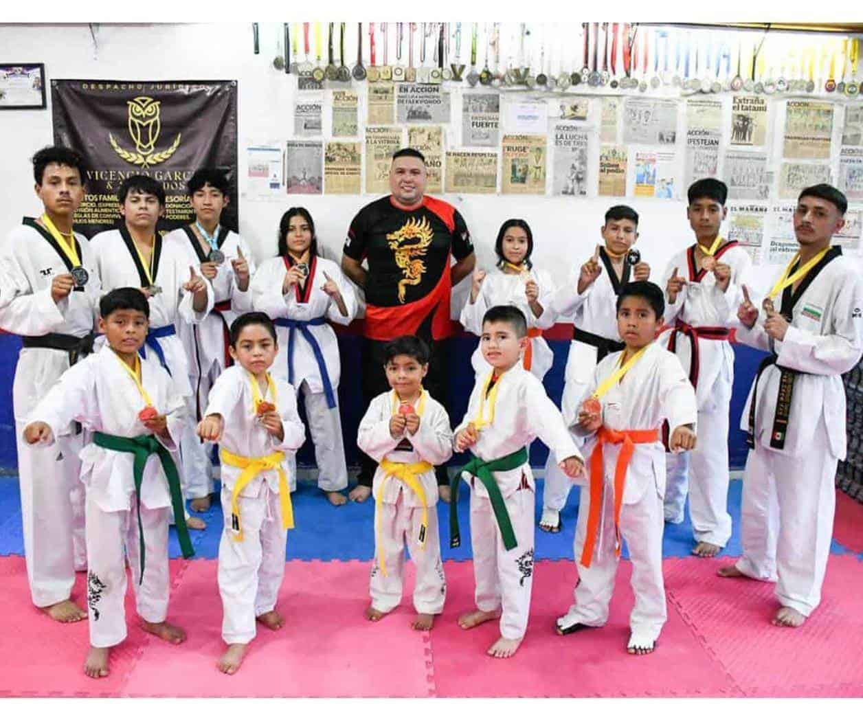 Son rivales a vencer: Dragones Taekwondo de Reynosa