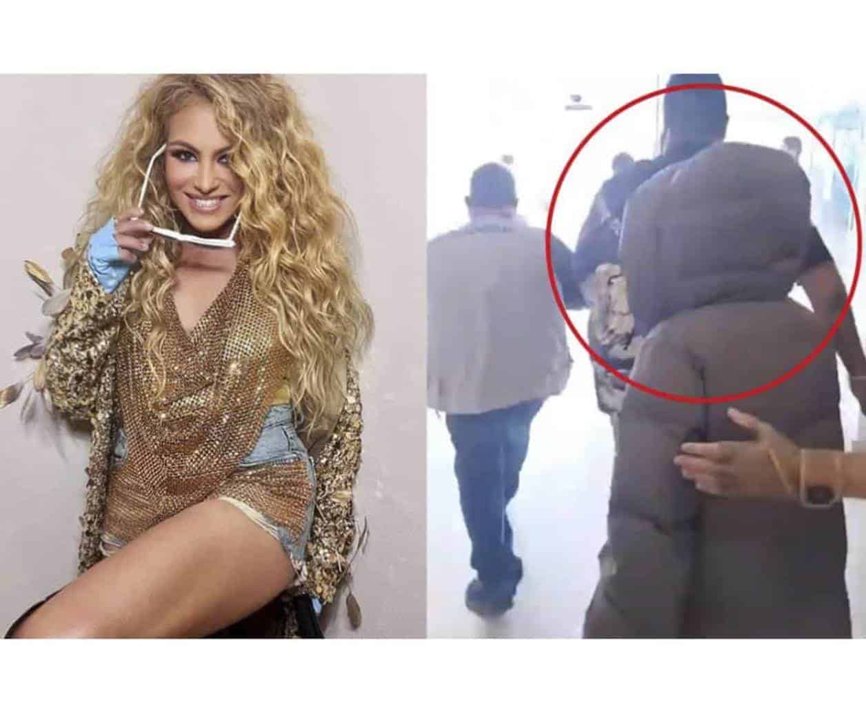 Paulina Rubio es captada con chamarra invernal en Sonora