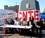 CNTE anuncia que continuará en paro indefinido en Zócalo capitalino