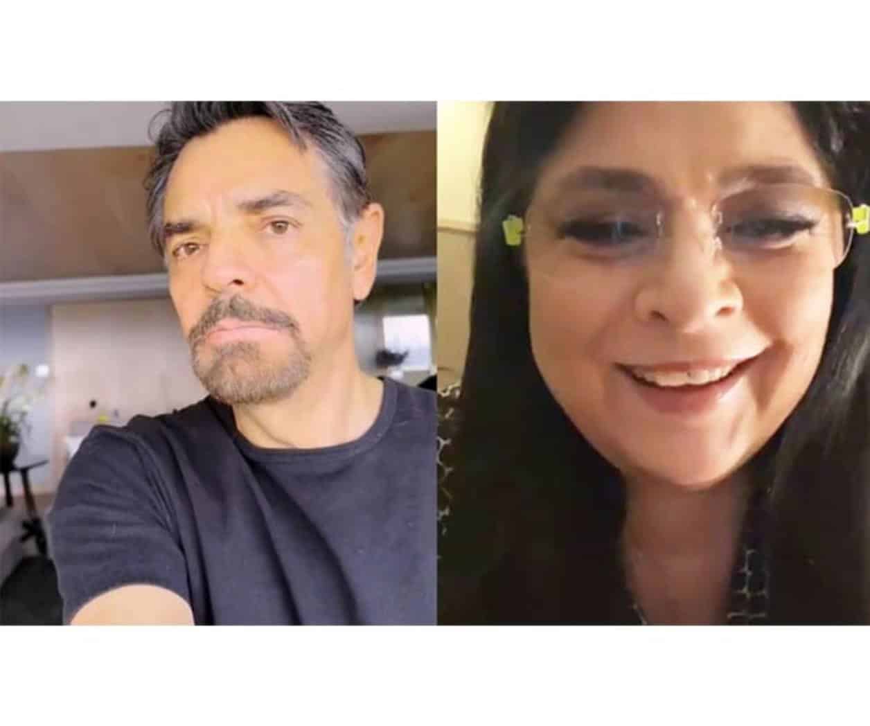 Eugenio Derbez, inquieto por posible reencuentro con Victoria Ruffo