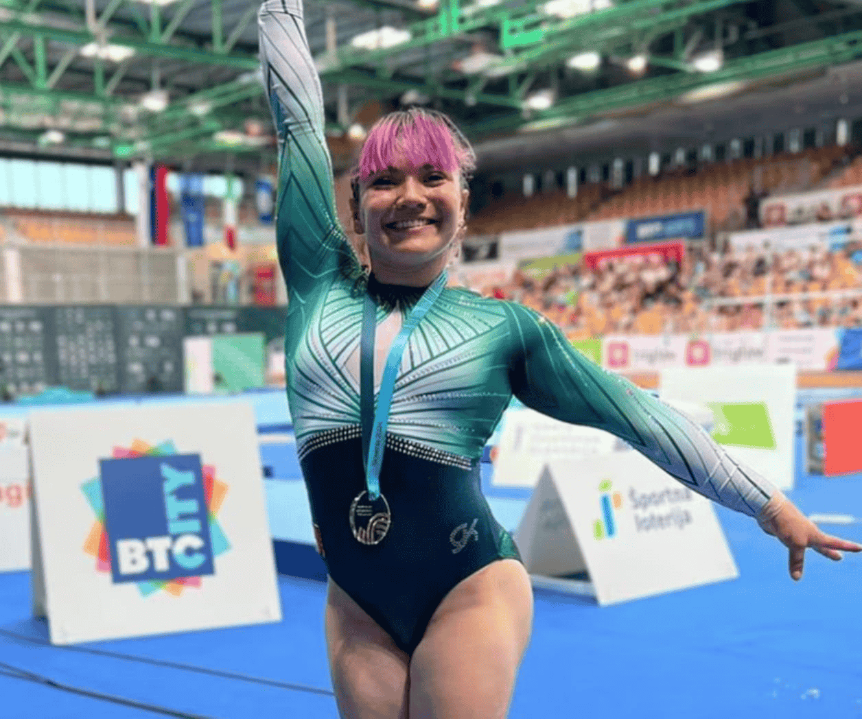 Alexa Moreno logra medalla de oro en Copa del Mundo de Eslovenia