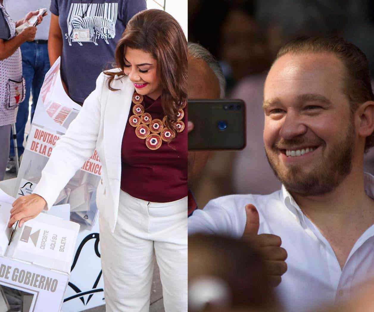 Votan Clara Brugada y Santiago Taboada en CDMX