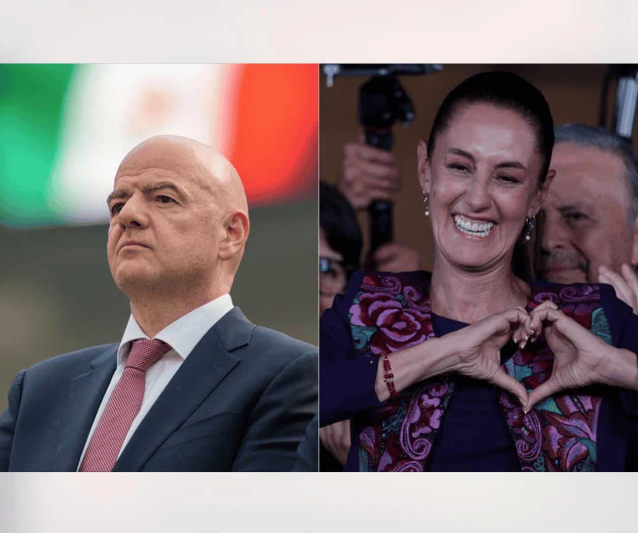 Claudia Sheinbaum y Gianni Infantino: Unión para la Copa Mundial 2026 Claudia Sheinbaum y Gianni Infantino: Unión para la Copa Mundial 2026