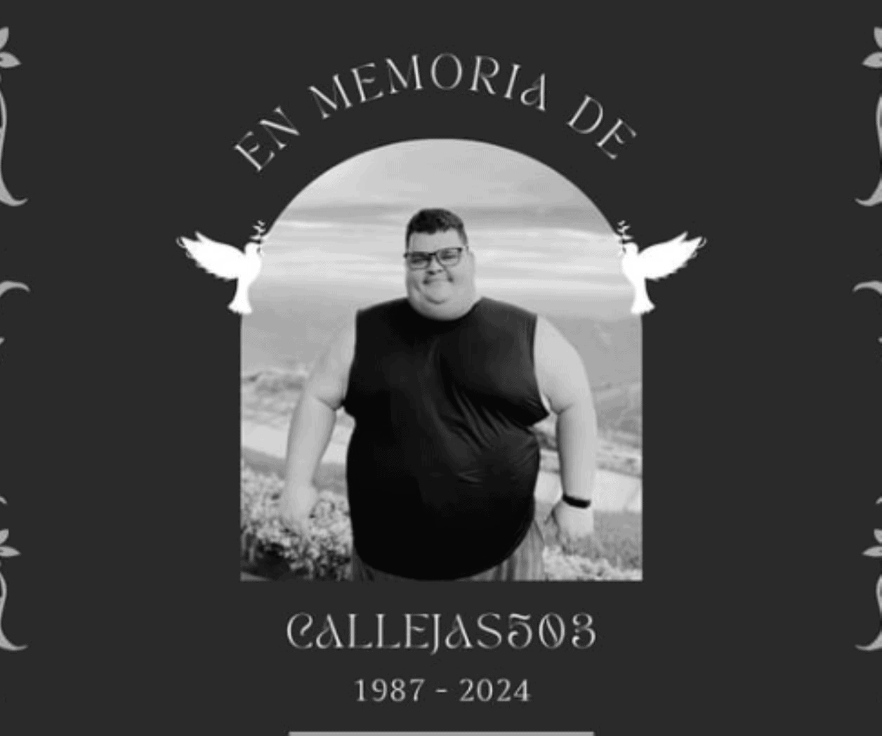 Muere youtuber Edgar Landaverde, conocido como Callejas 503