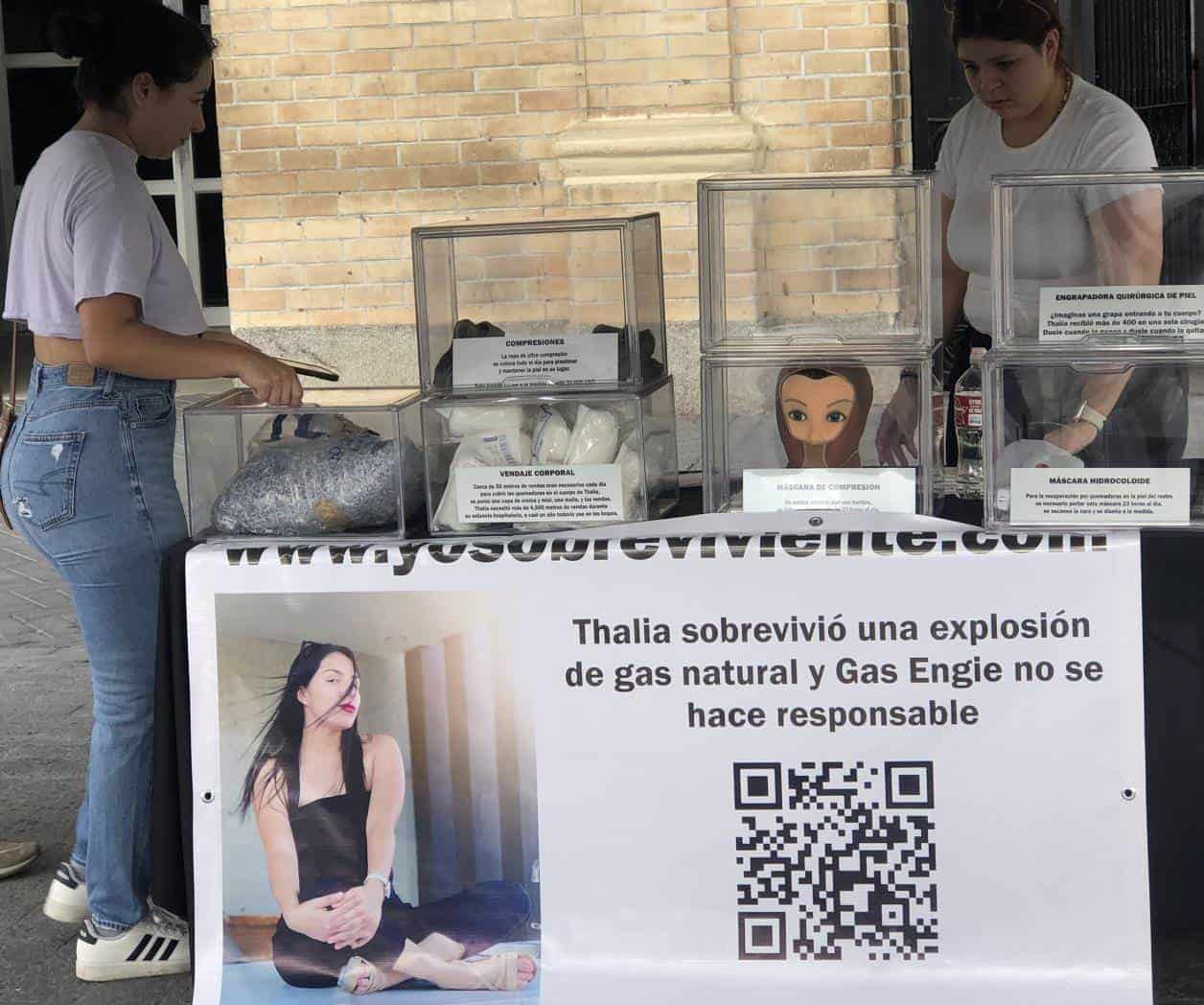 Claman justicia para Thalía