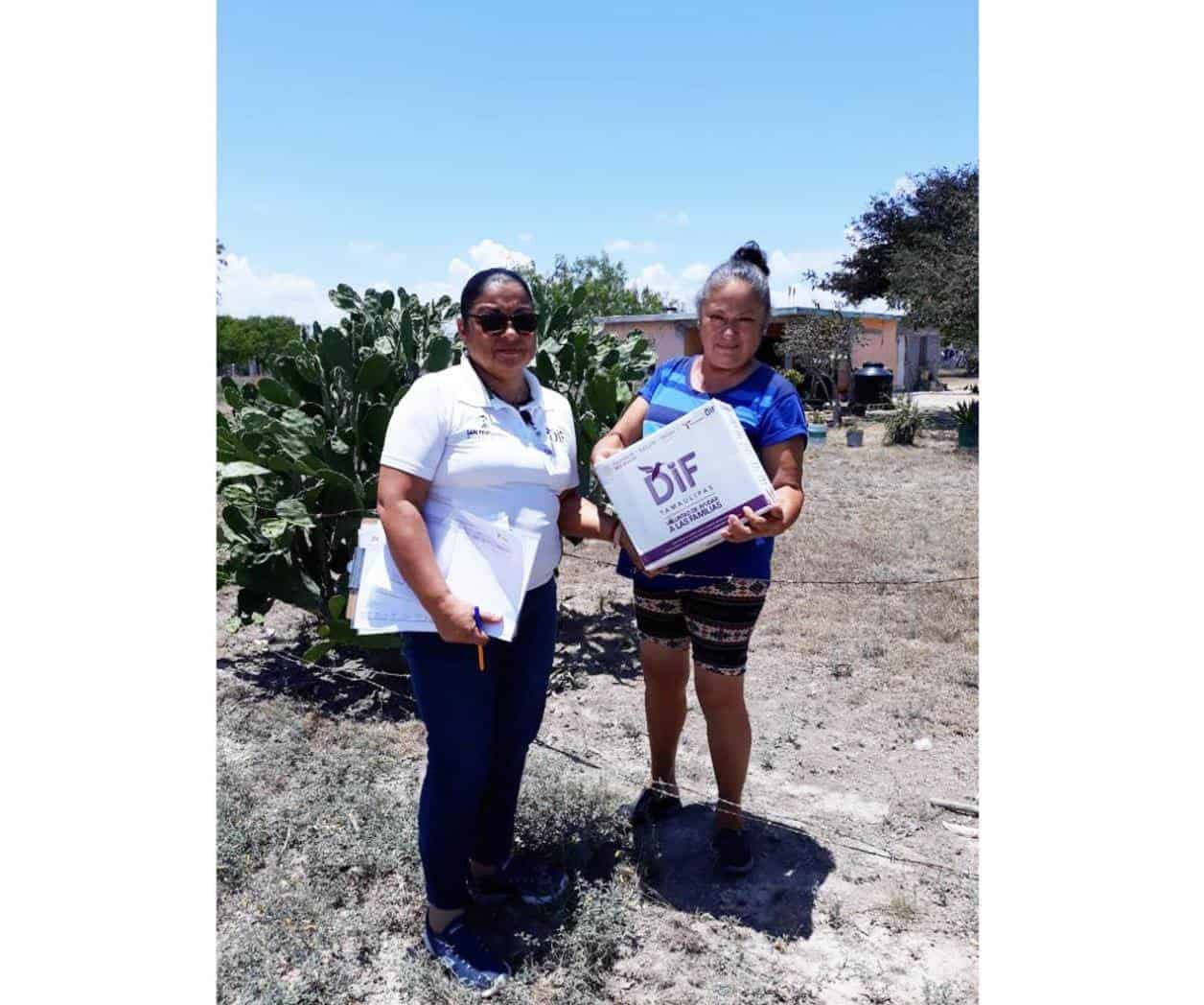 Comienzan a entregar despensas a familias en San Fernando Comienzan a entregar despensas a familias en San Fernando