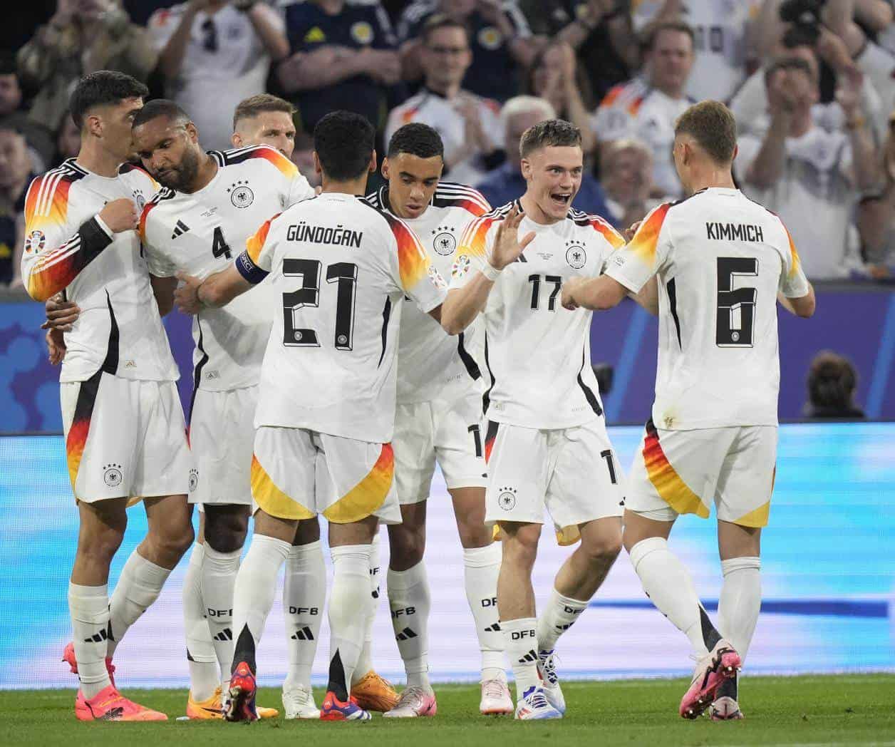 Alemania muestra su poderío y golea 5-1 a Escocia en inicio de Euro 2024 Alemania muestra su poderío y golea 5-1 a Escocia en inicio de Euro 2024