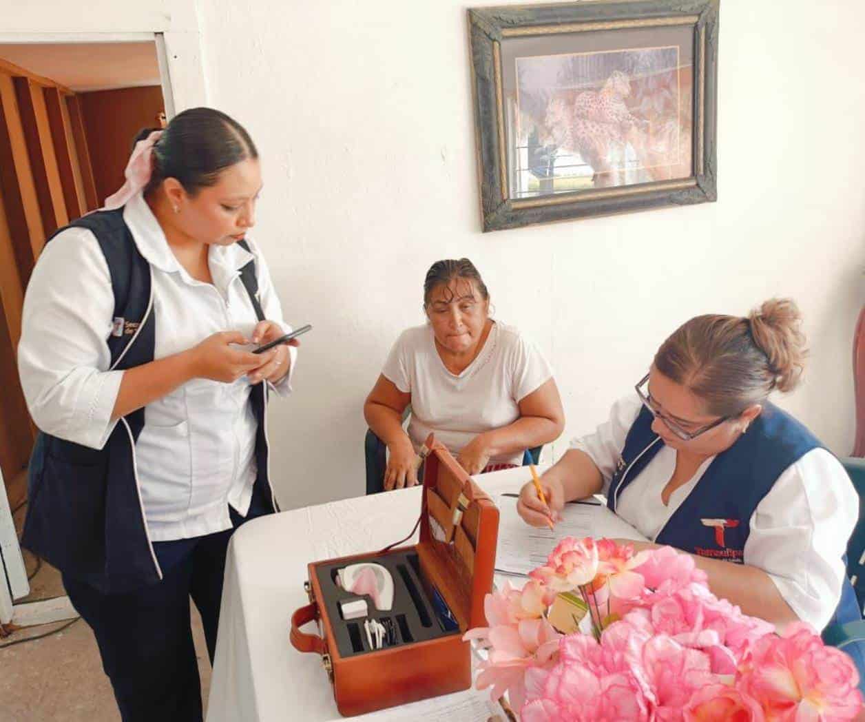 Hacen jornada de salud en ejido Palos Blancos