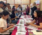 Gran afluencia de Jóvenes en la Feria de Empleo en Reynosa