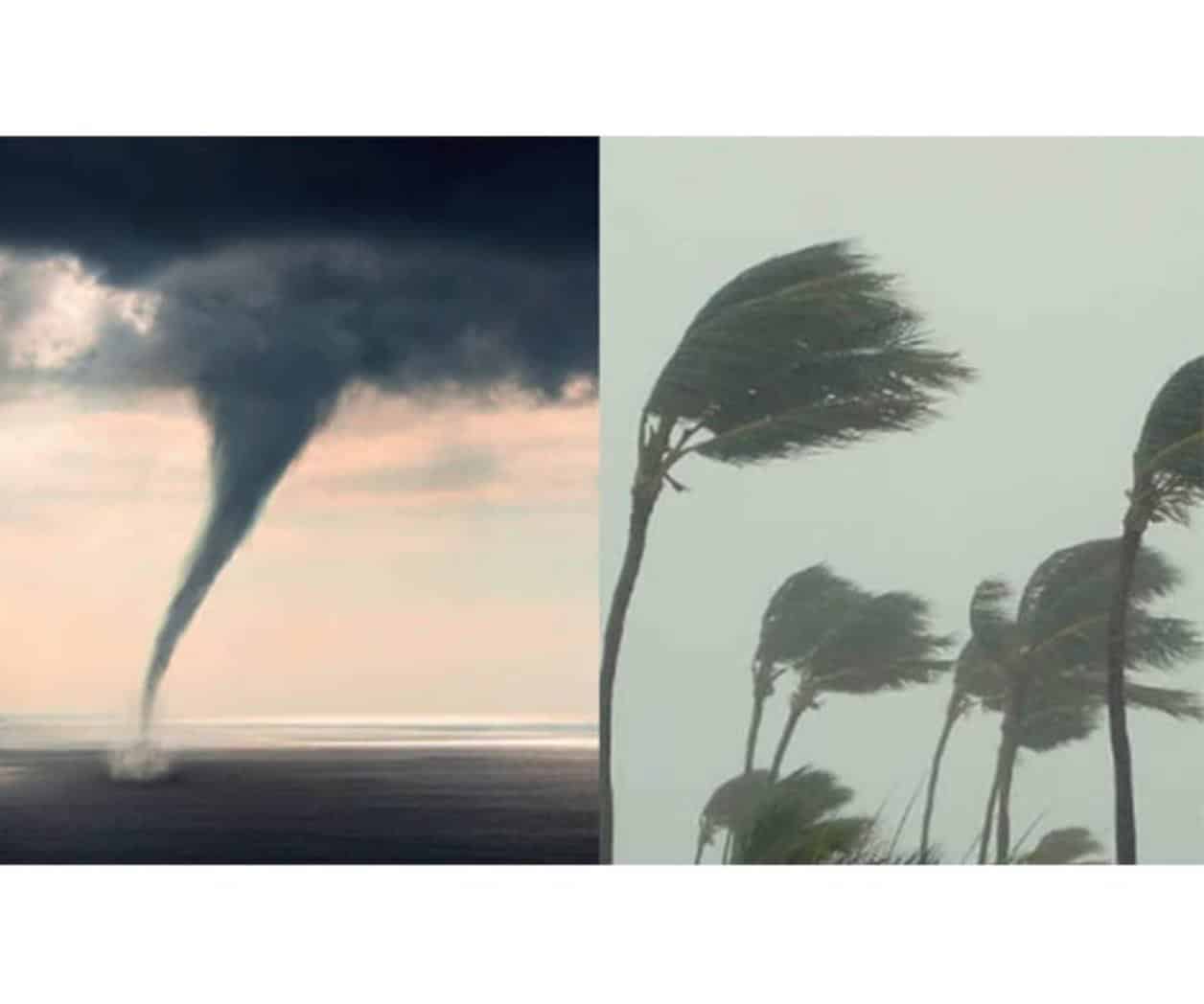 ¿Cuál es la diferencia entre un tornado, huracán, tormenta y ciclón tropical?