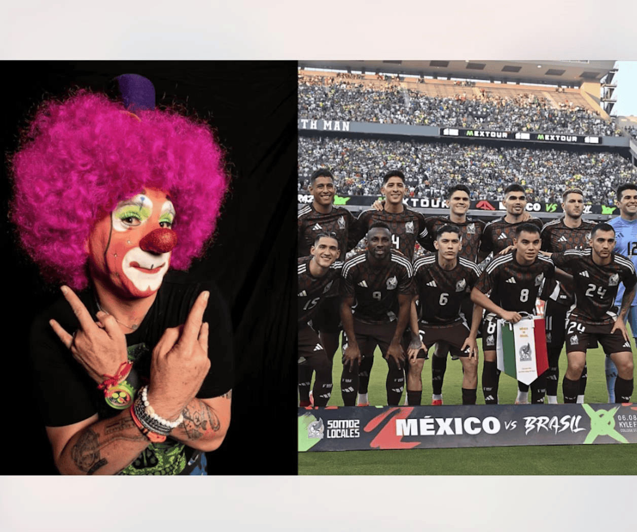 El show privado de Platanito a la Selección Mexicana antes de la Copa América