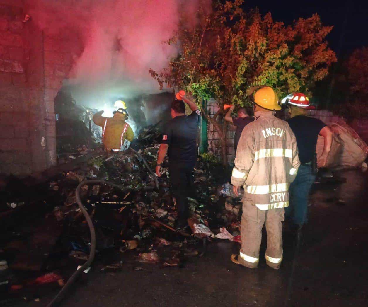 Destruye incendio bodega