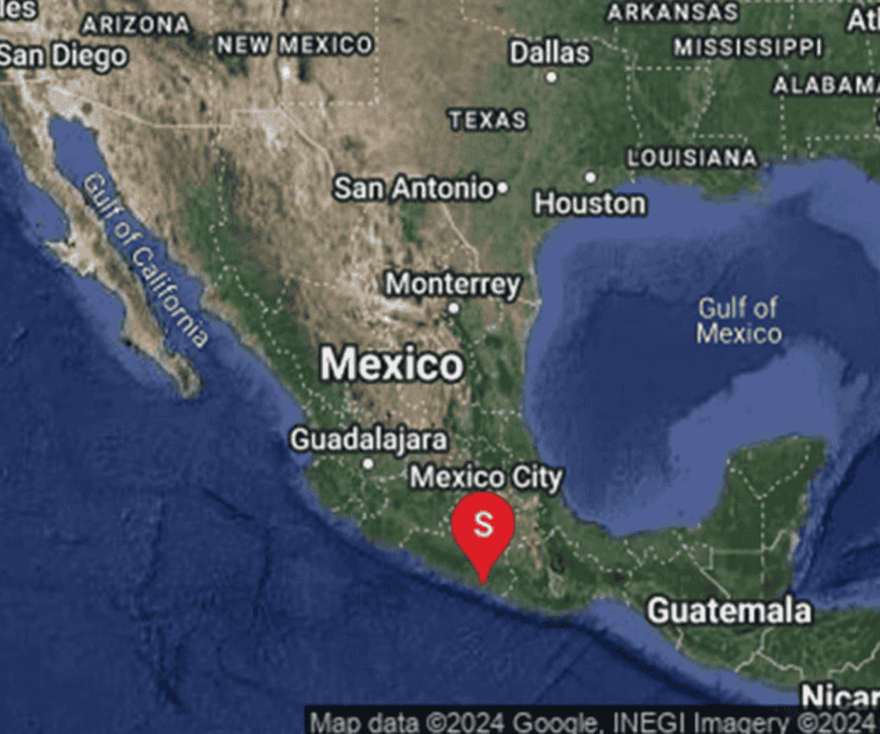 Protección Civil descarta alerta de tsunami tras sismo