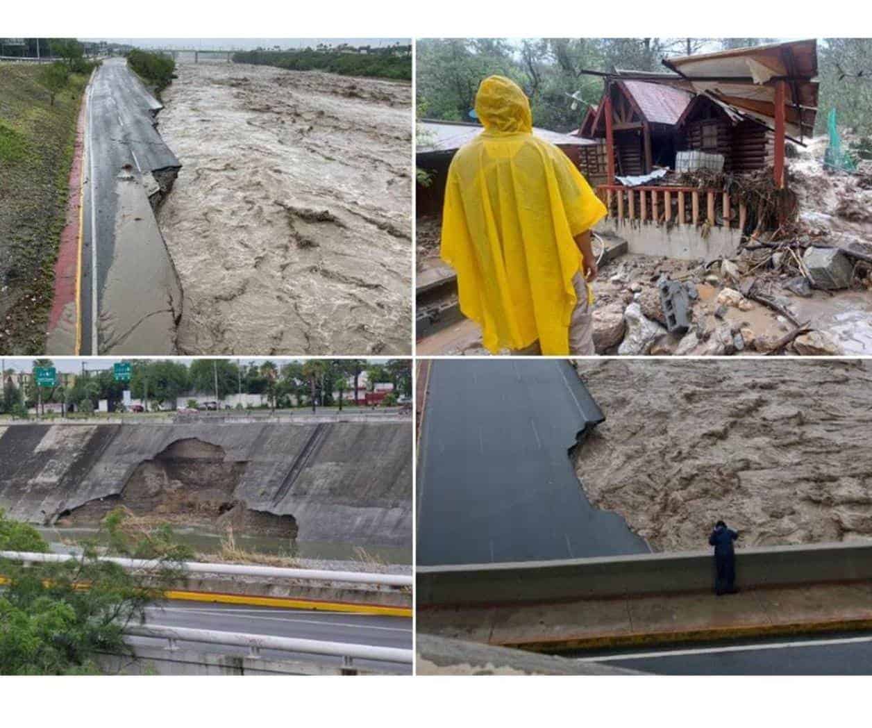 Deja Tormenta Alberto mil millones de pesos en daños en Nuevo León