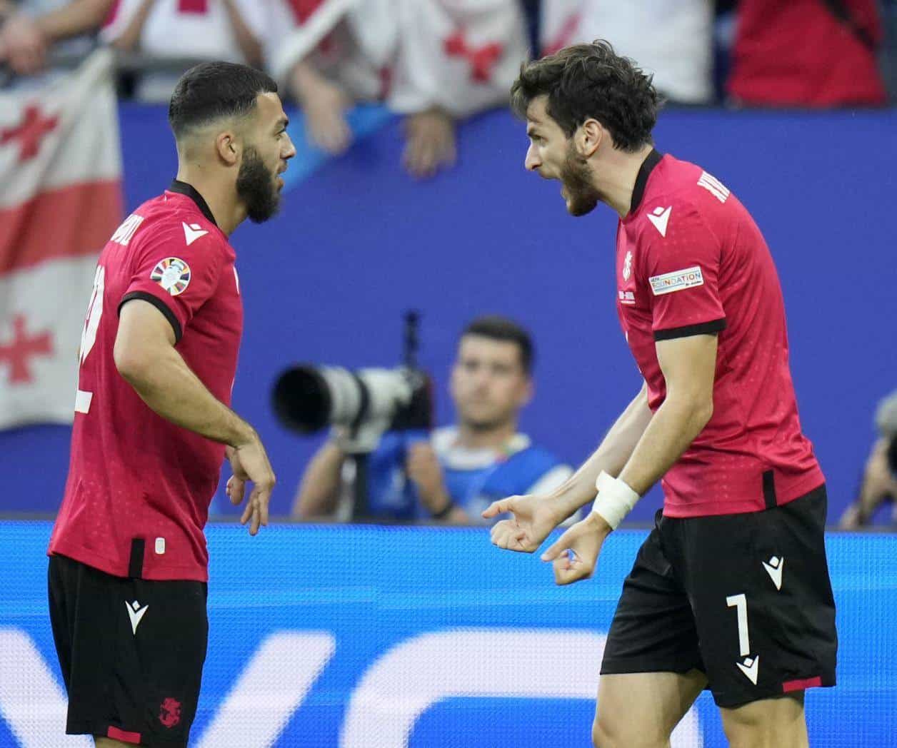 Georgia consigue su primera victoria en la Euro venciendo a Portugal