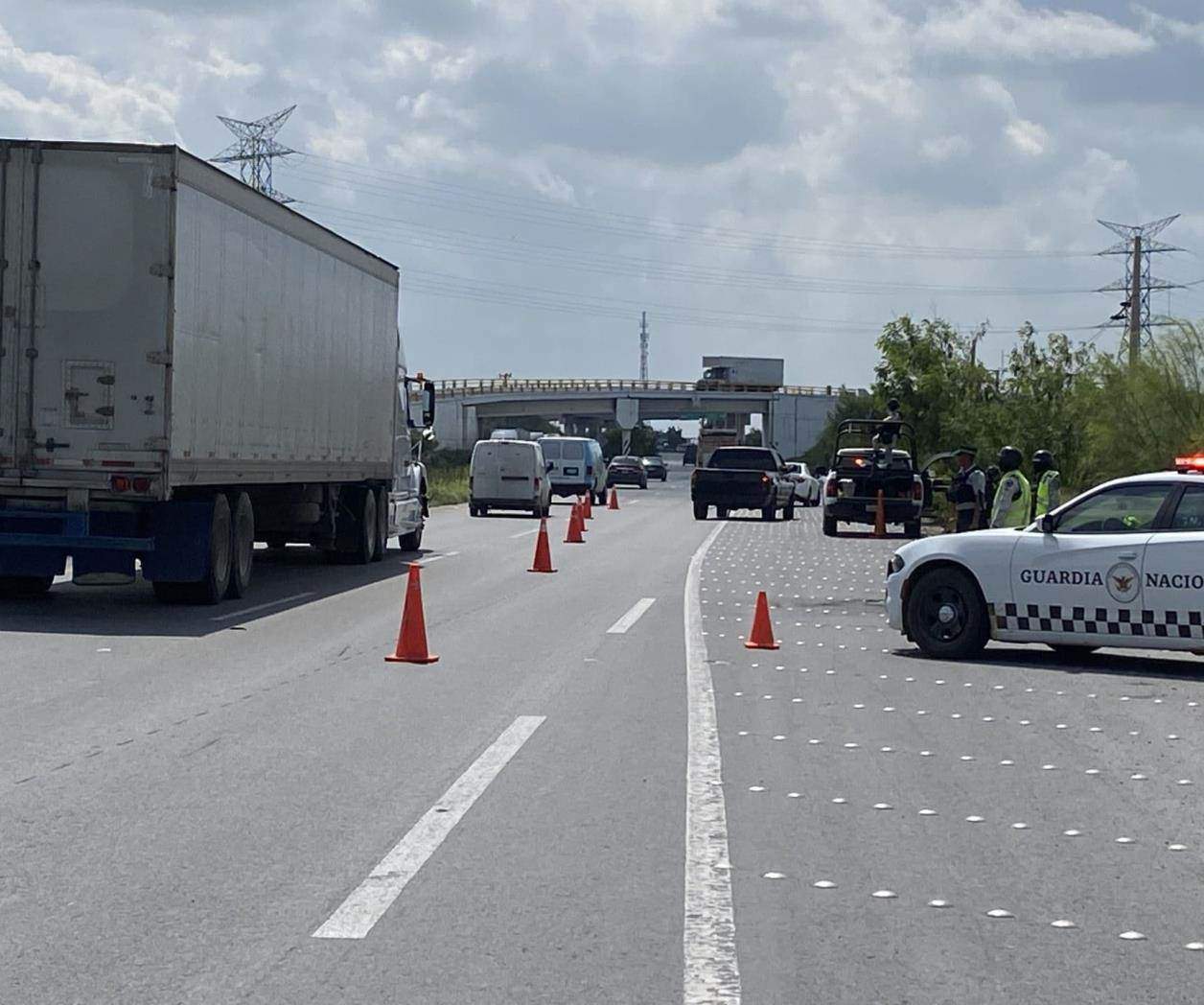 Vigila GN carretera Río Bravo-Reynosa; ante ola de robos y asaltos a mano armada