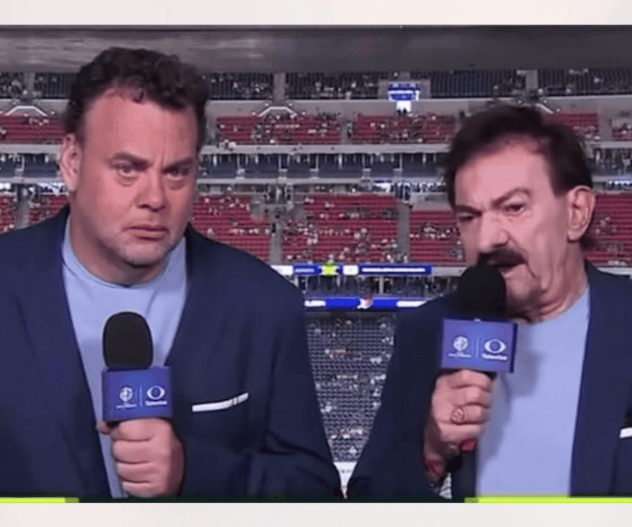 Bromas entre La Volpe y Faitelson en Televisa Copa América Bromas entre La Volpe y Faitelson en Televisa Copa América