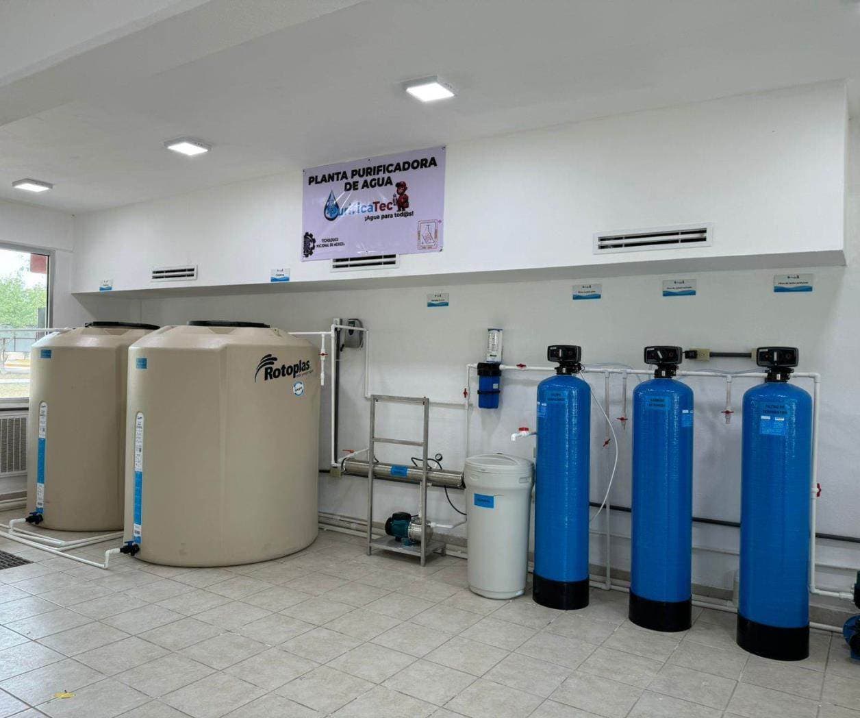 Tiene ITM su propia planta potabilizadora Tiene ITM su propia planta potabilizadora