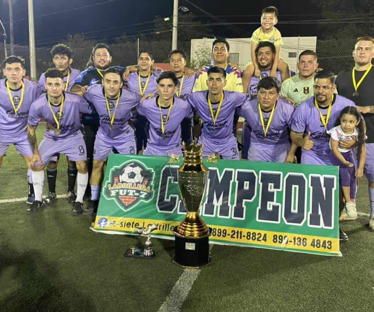 Conquistan Compadres la Liga R-Siete Ladrillera