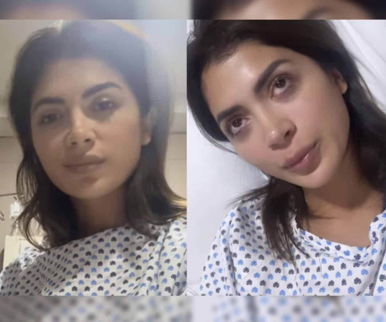 Kimberly Flores, esposa de Edwin Luna, operada de emergencia