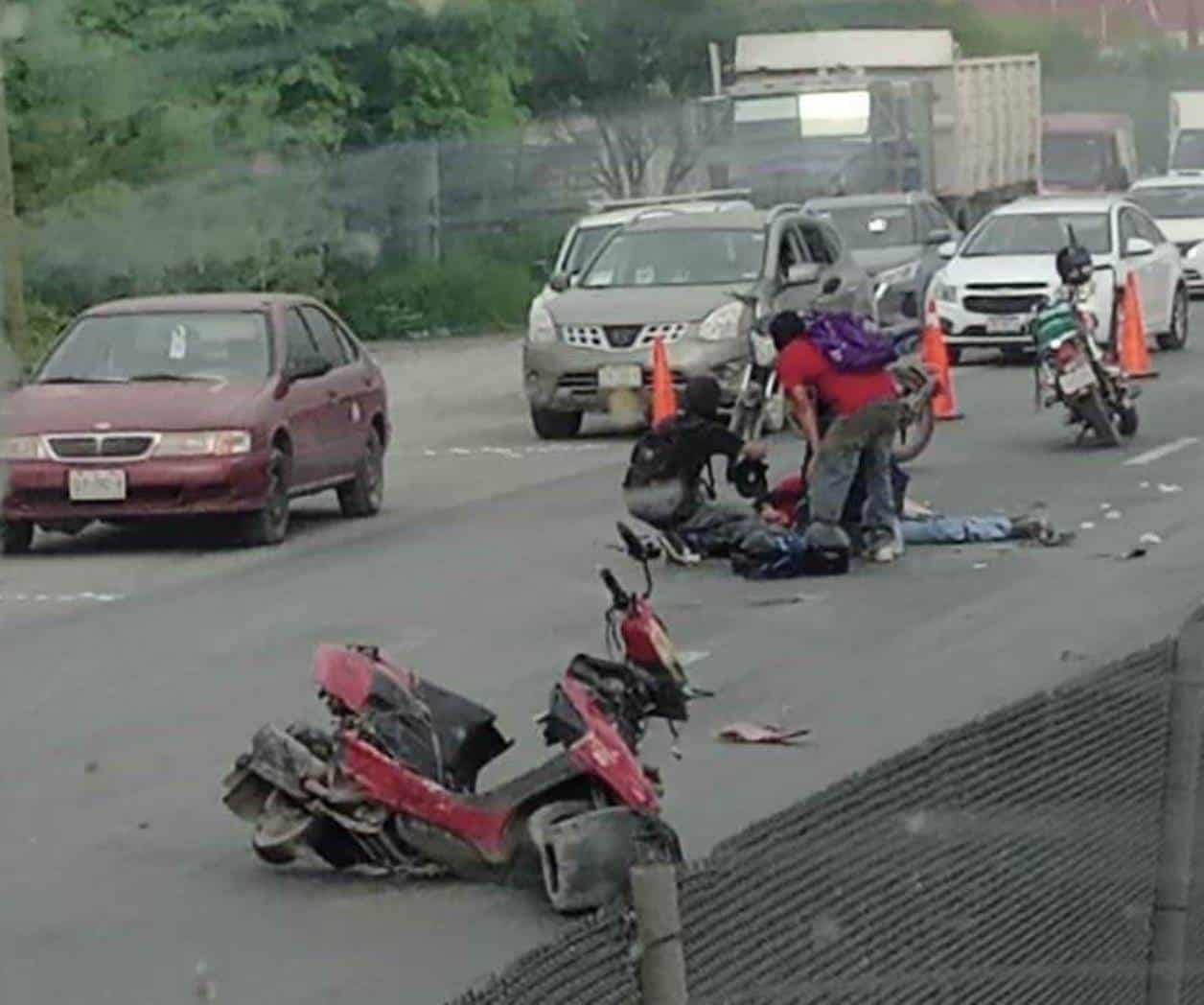 Trágico accidente de tráfico en el Libramiento Noreste de Escobedo