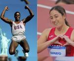 Carl Lewis, leyenda del atletismo, presume a mexicana Cecilia Tamayo