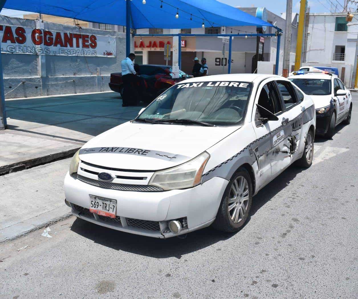 Impacta a taxista