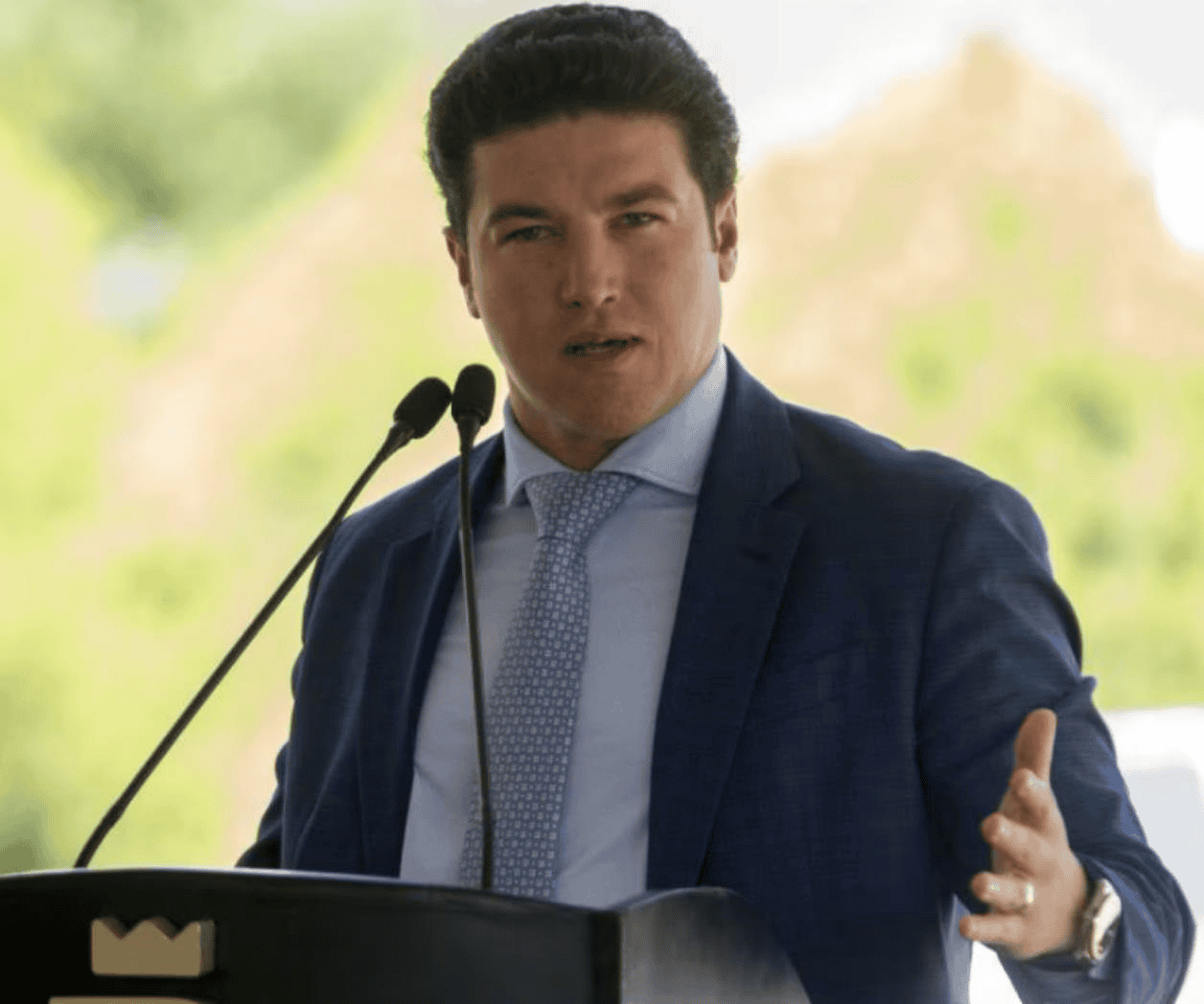 Samuel García anuncia restablecimiento del servicio de agua Samuel García anuncia restablecimiento del servicio de agua