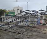 Se mantiene alerta roja en Yucatán por paso de Beryl