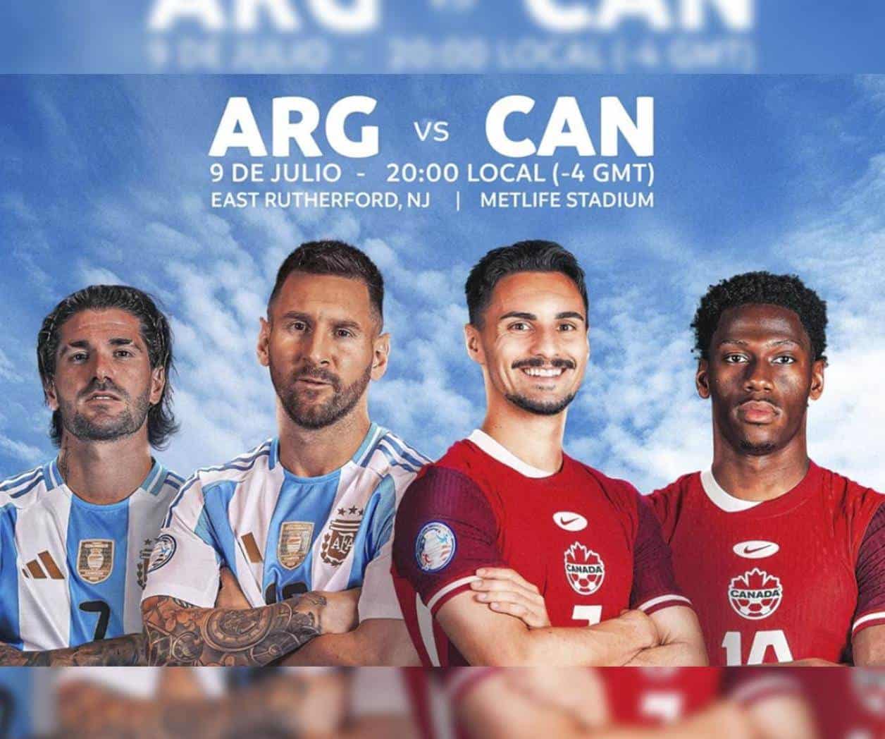 Argentina vs Canadá va por TV abierta