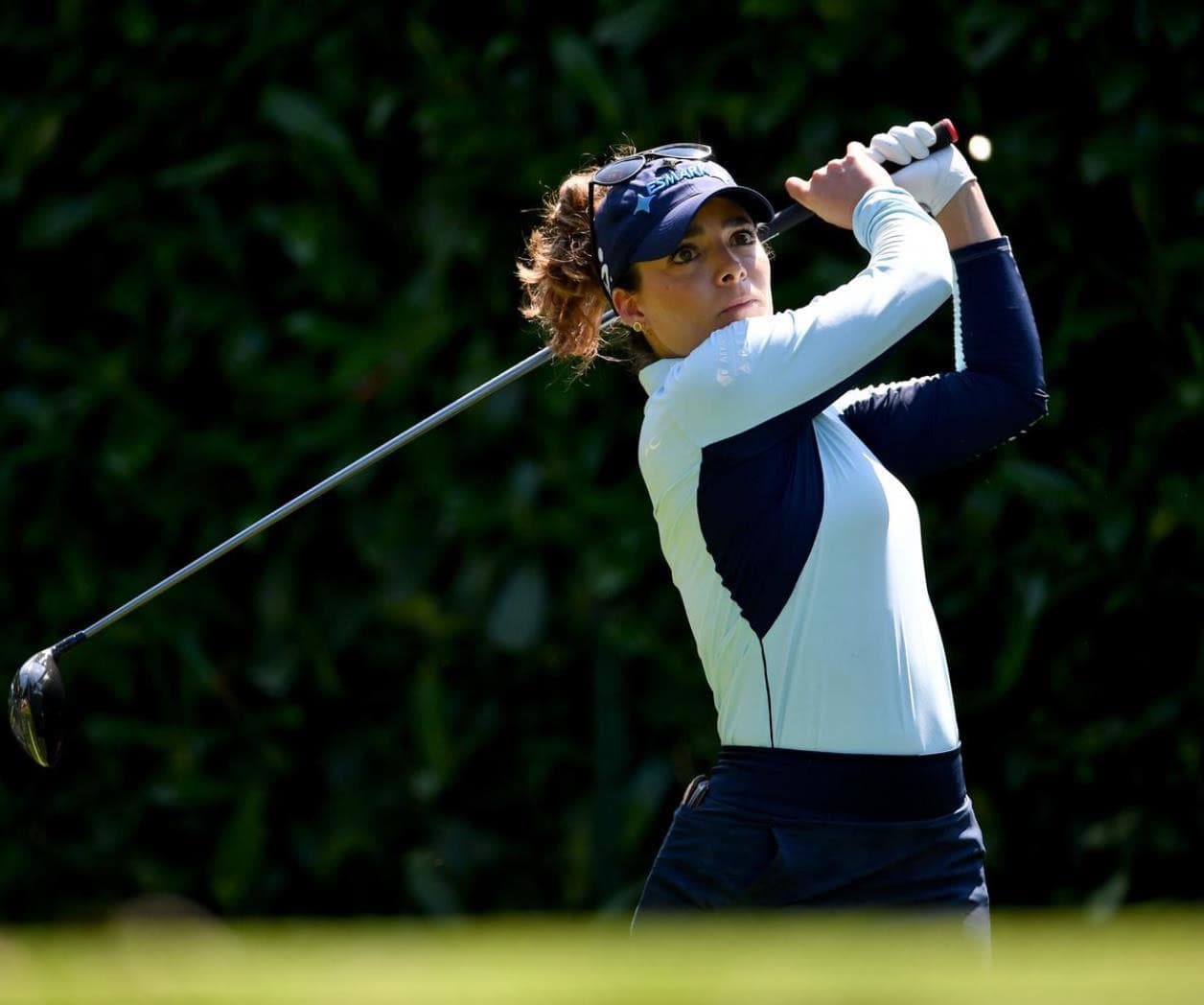 Golfista mexicana Gaby López impresiona en el Evian Championship