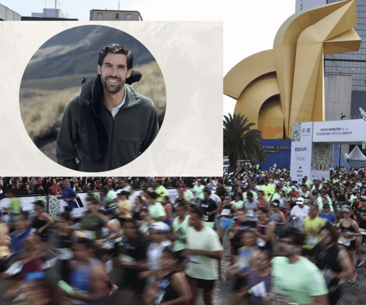 Juan Stenner, el exatleta que murió en el Medio Maratón de la CDMX