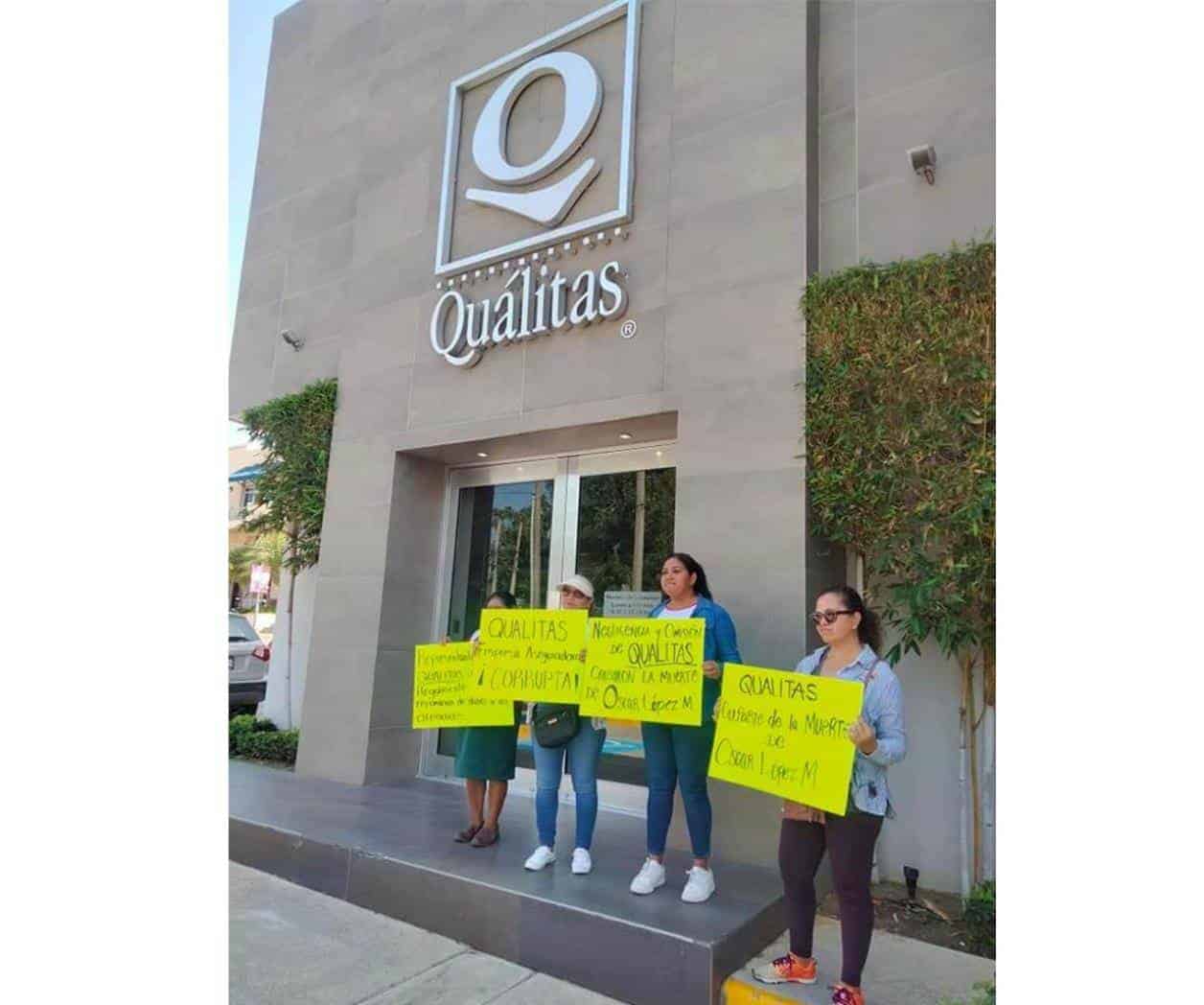 Protestan contra aseguradora en Altamira