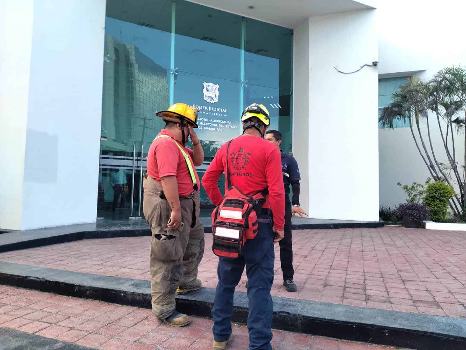 Amenaza de bomba en Tribunal Electoral de Tamaulipas provoca movilización