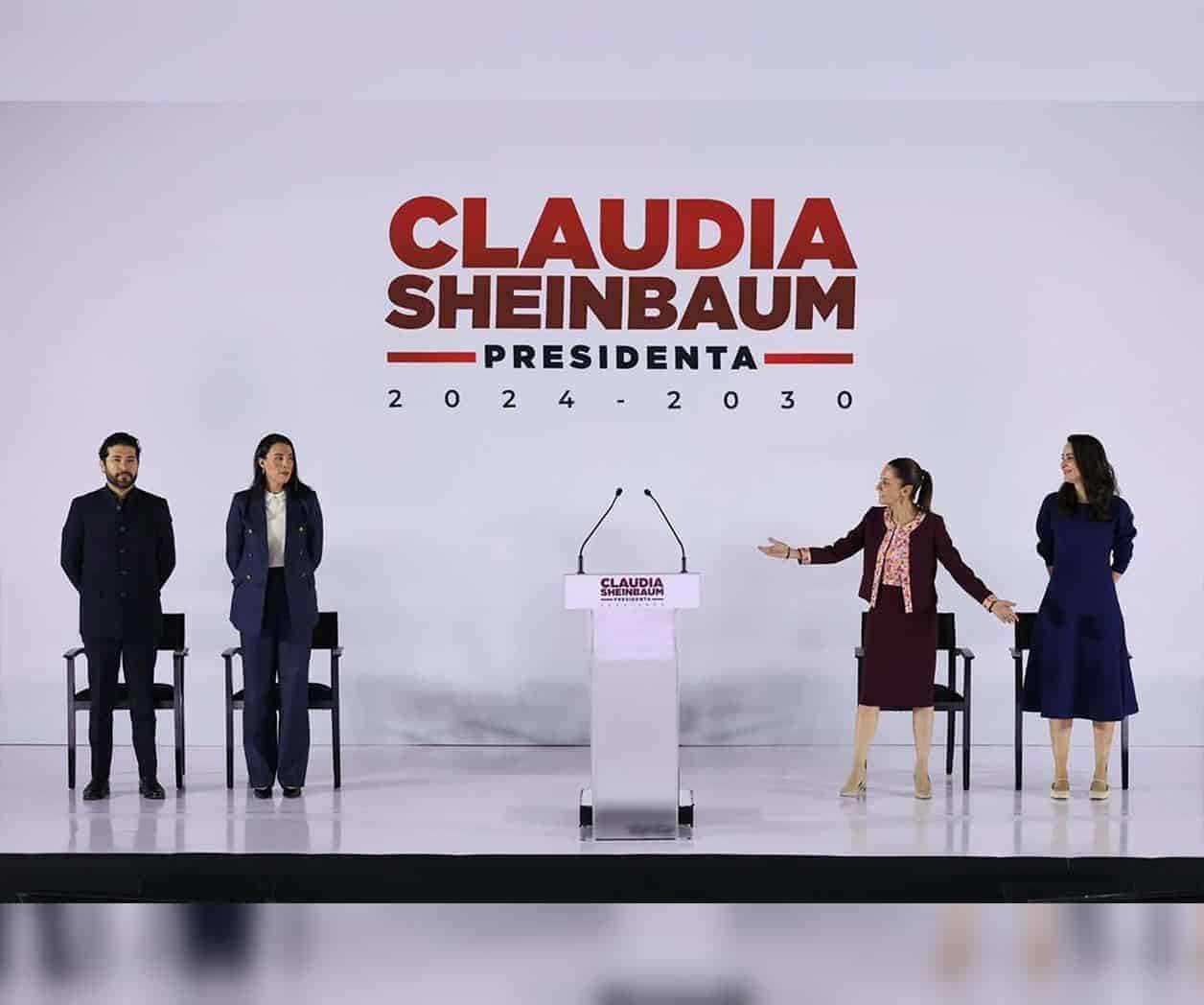 Presenta Claudia Sheinbaum a sus secretarios del Trabajo, Turismo y Cultura