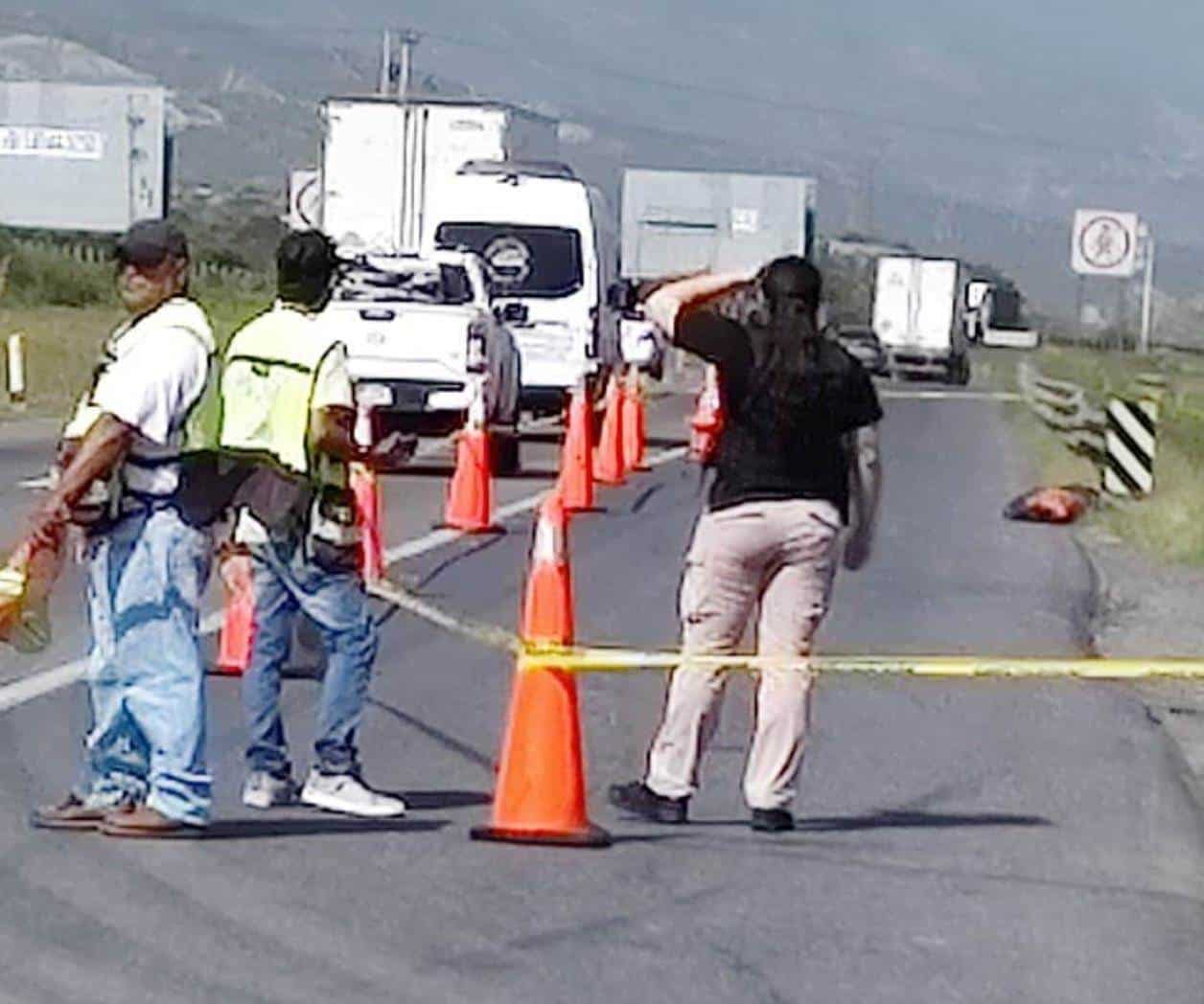 Arrojan a un mutilado en carretera a Saltillo