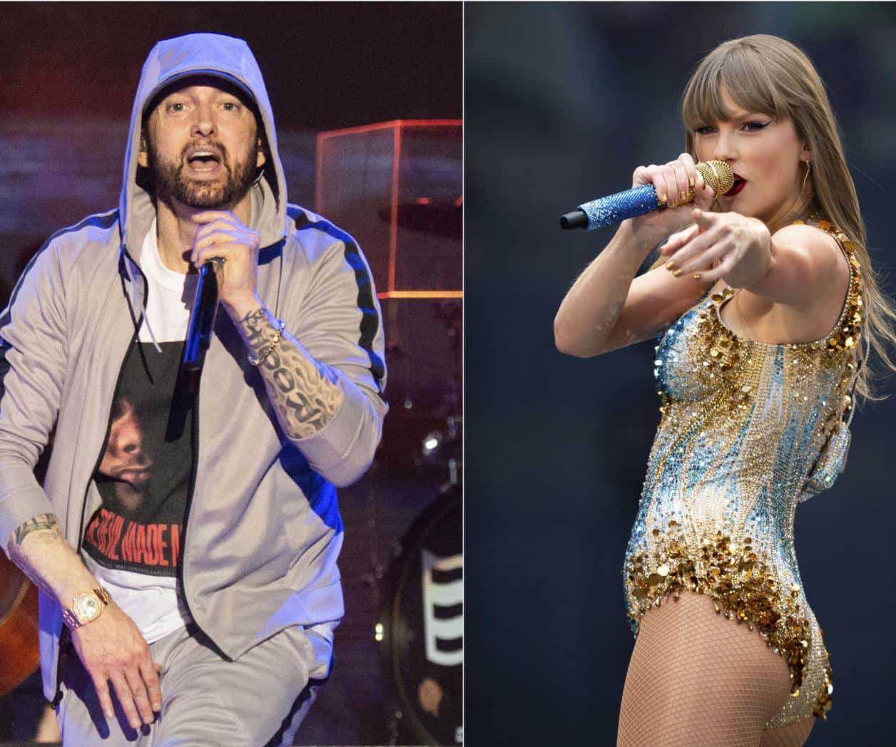 Eminem pone fin al histórico reinado de álbum de Taylor Swift