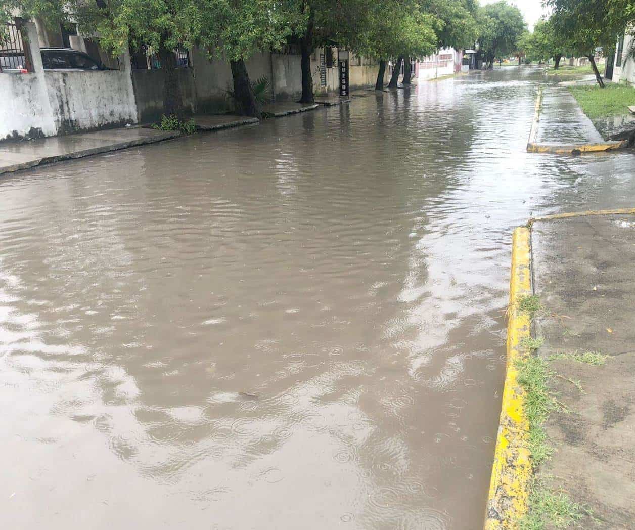 Lluvias en Matamoros provocan inundaciones en colonias