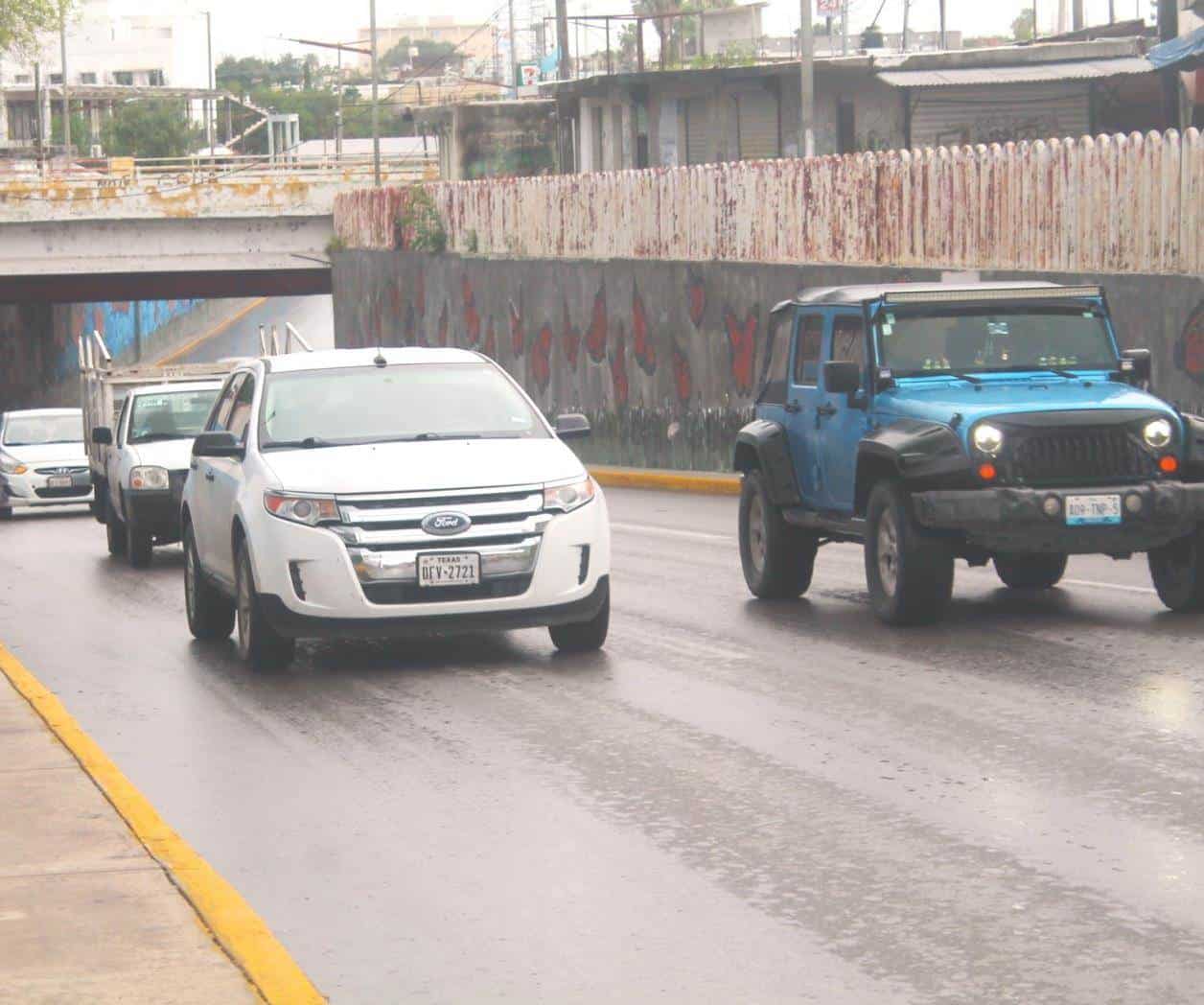 Aumentan accidentes viales por lluvias en Reynosa