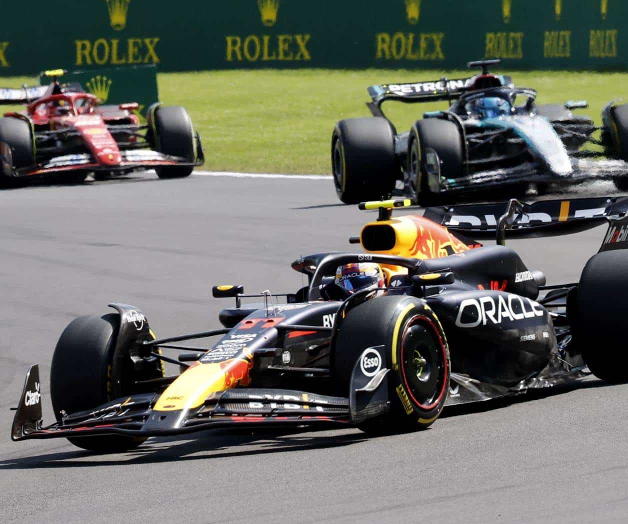 Mercedes hace el 1-2 en GP Bélgica; Checo Pérez queda 8vo.