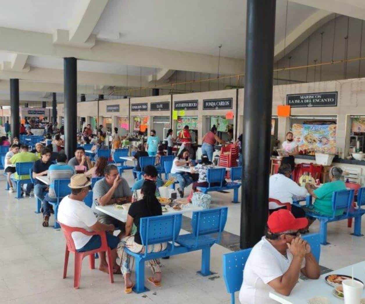 Plaga de mosquitos en el mercado municipal de Tampico