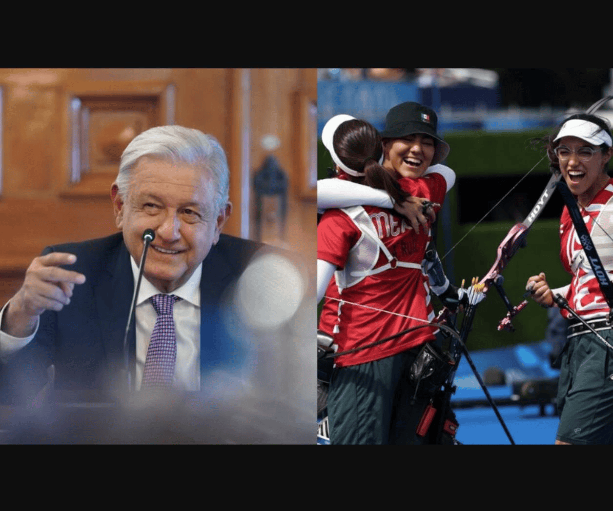 AMLO felicita a Alejandra Valencia, Ana Paula Vázquez y Ángela Ruiz por medalla de bronce