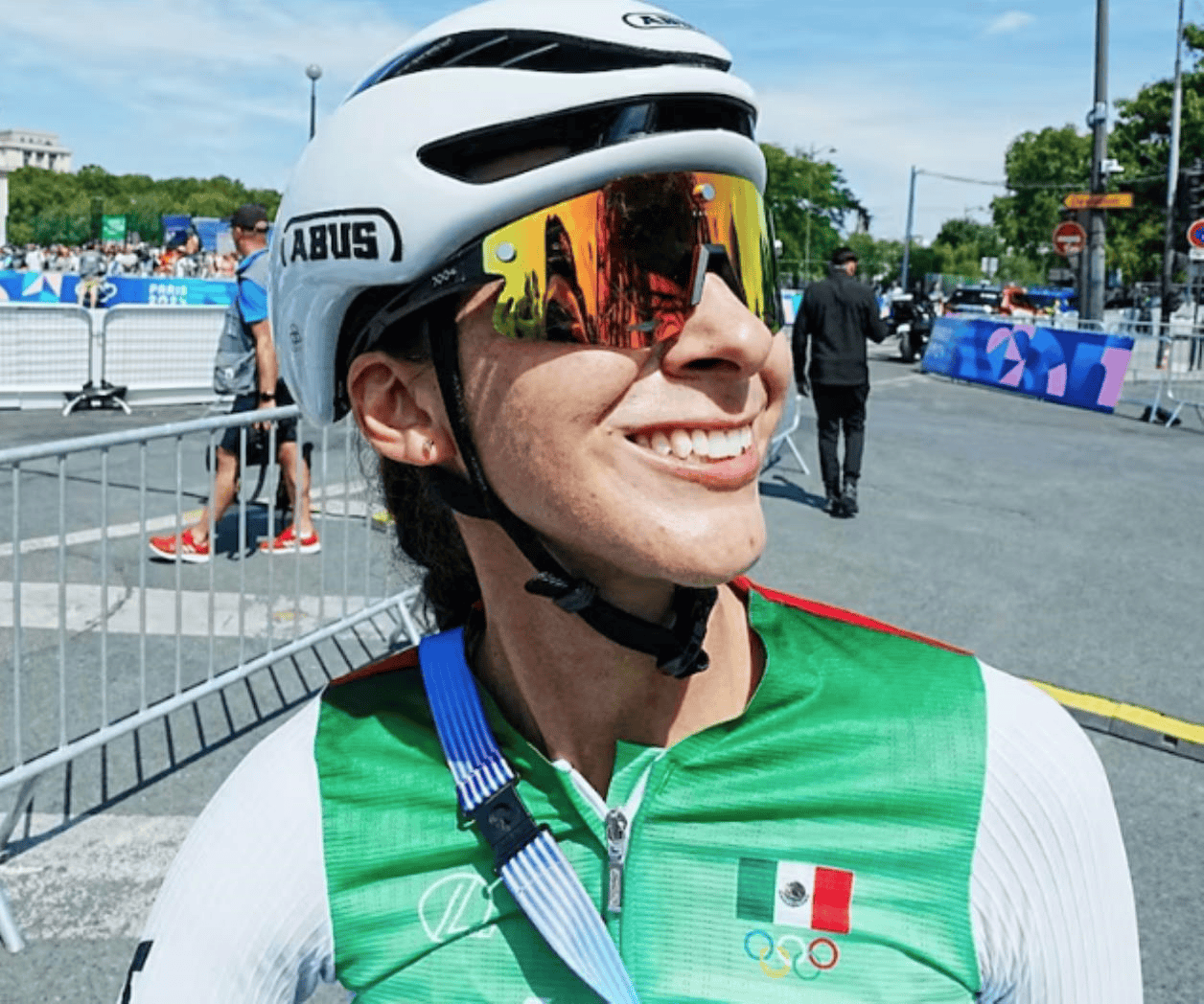 Marcela Prieto quedó eliminada en ciclismo de ruta tras accidente