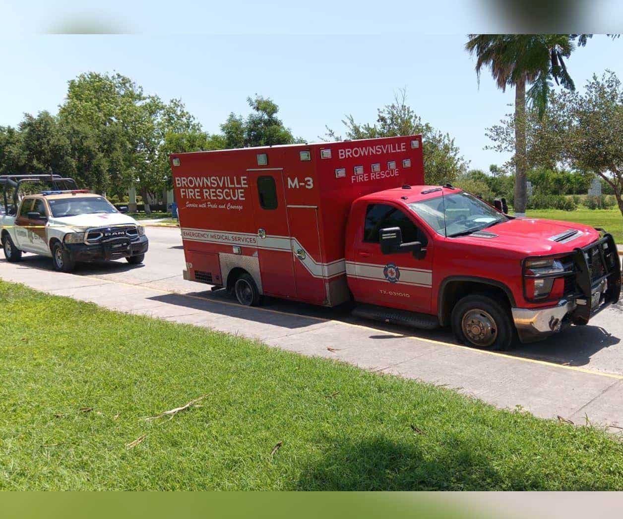 Hombre roba ambulancia en Brownsville y la deja en Matamoros