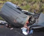 Trágico accidente en carretera Victoria-Monterrey;  cinco muertos y tres heridos