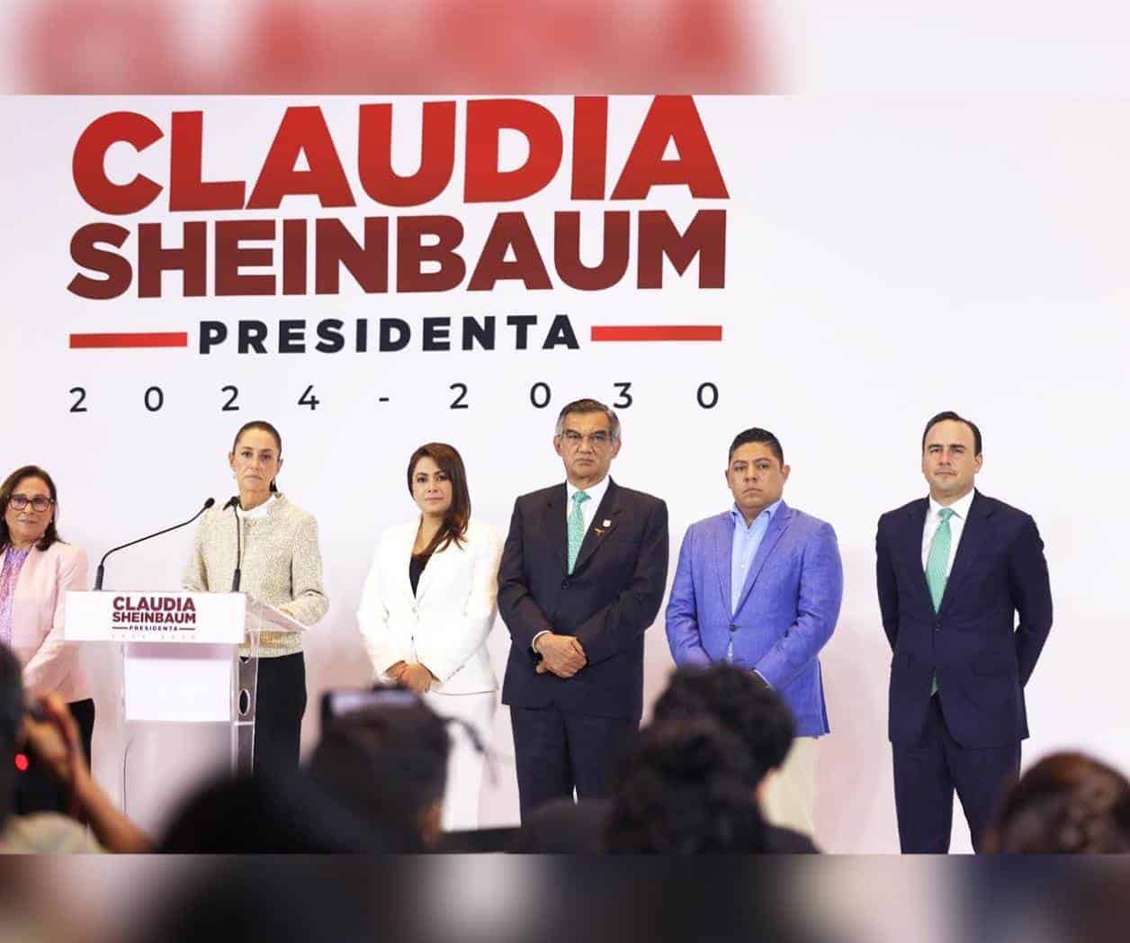 Plantea Américo Villarreal proyectos ante Claudia Sheinbaum