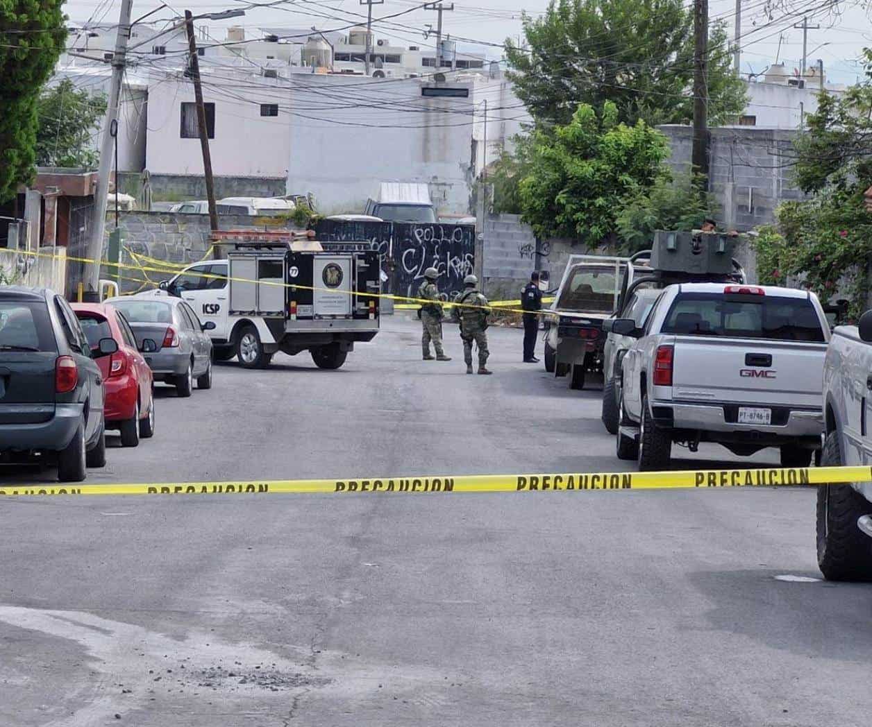 Cuerpo calcinado encontrado en auto en llamas en Escobedo