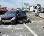 Caos vial por dos accidentes en Carretera a Laredo