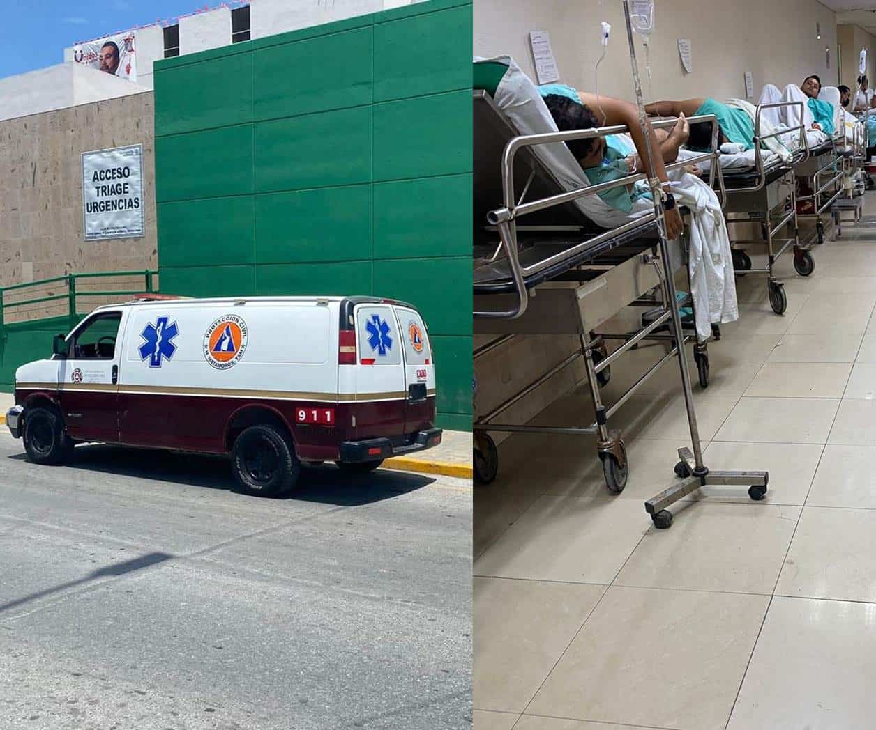 IMSS Matamoros saturado: paciente espera cuatro horas en ambulancia