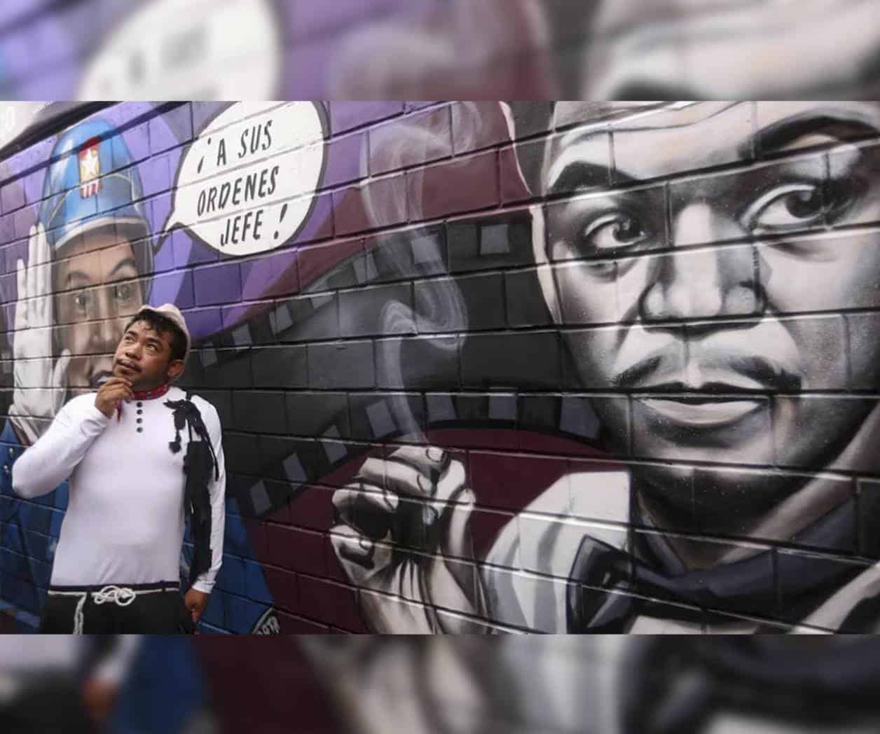 Inauguran mural en honor a Cantinflas en la vecindad donde creció